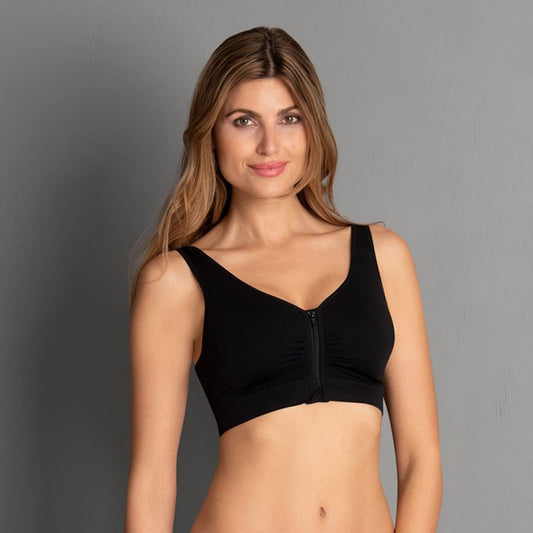 Anita Mastectomy Bra Front Closure in Black