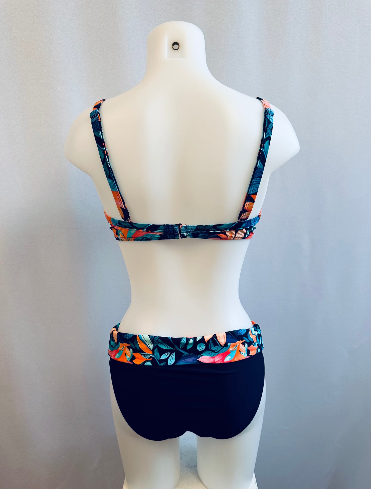 BS Tropical Print Tankini Swim Top