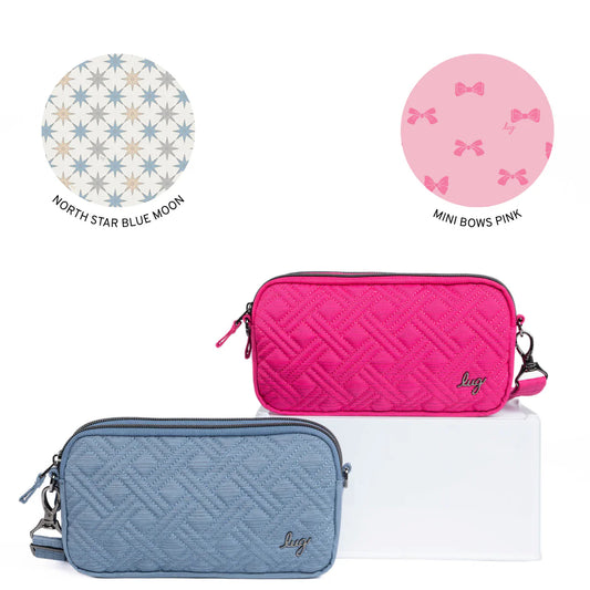 LUG Coupe XL Convertible Crossbody Bag in Blue Moon or Pink