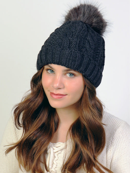 Knitted Toque Grey