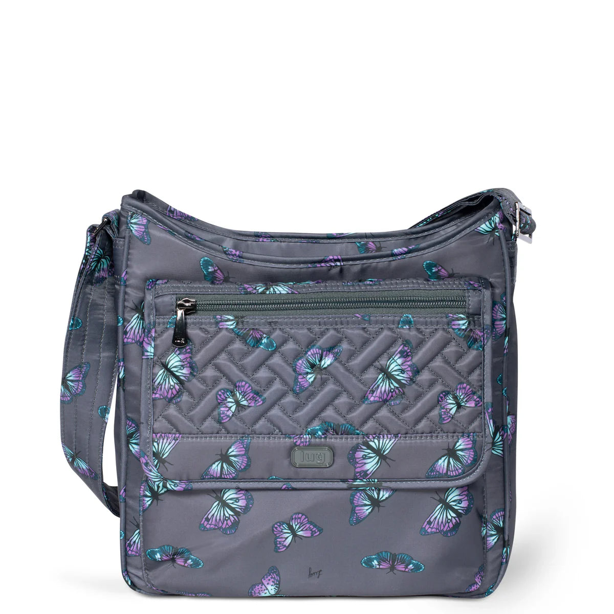 LUG Hopscotch Crossbody Bag in Butterfly Grey