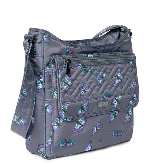 LUG Hopscotch Crossbody Bag in Butterfly Grey