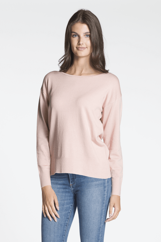 DKR Blush Long Sleeve Crew Neck Sweater