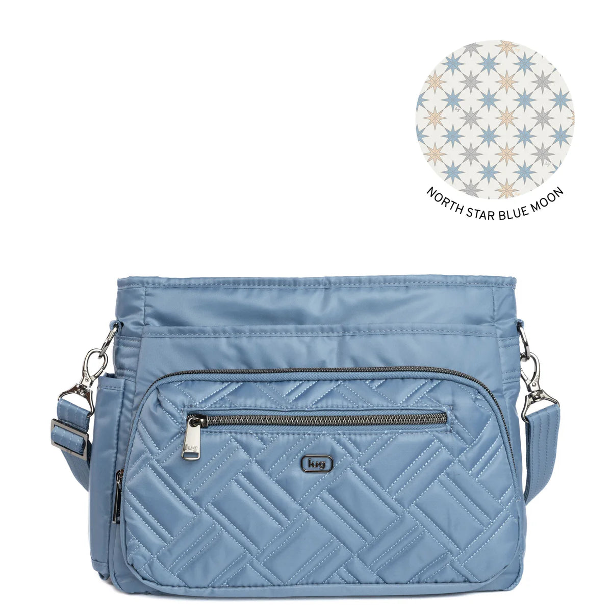 LUG Shimmy SE Crossbody Bag in Blue Moon