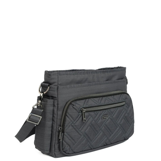 LUG Shimmy SE Crossbody Bag in Brushed Grey