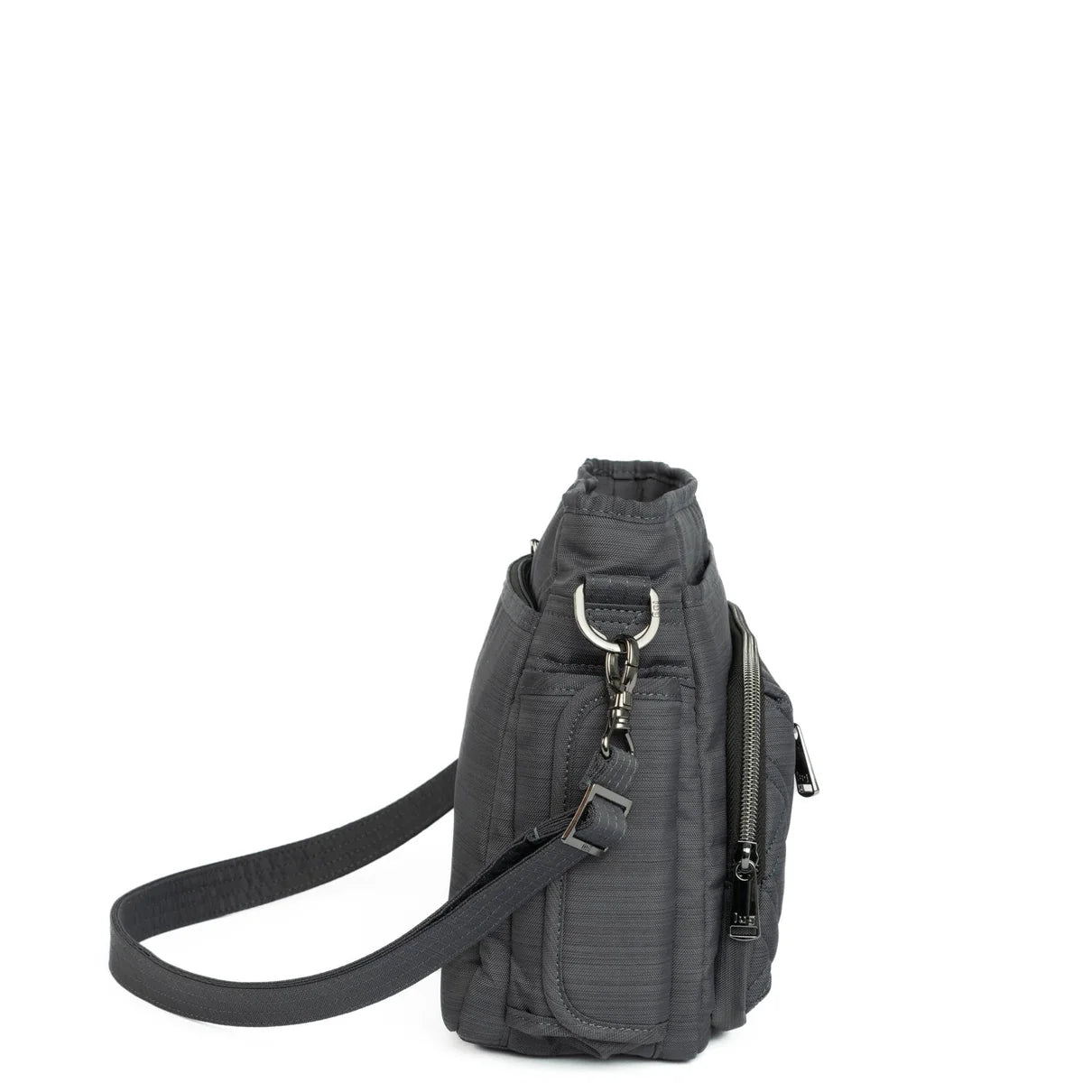 LUG Shimmy SE Crossbody Bag in Brushed Grey