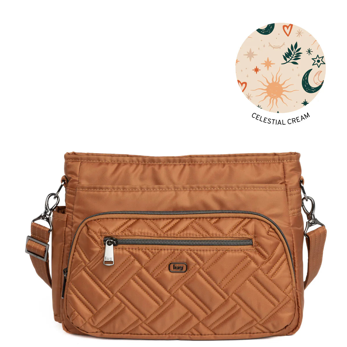 LUG Shimmy SE Crossbody Bag in Cappuccino