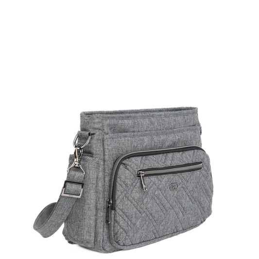 LUG Shimmy SE Crossbody Bag in Heather Grey