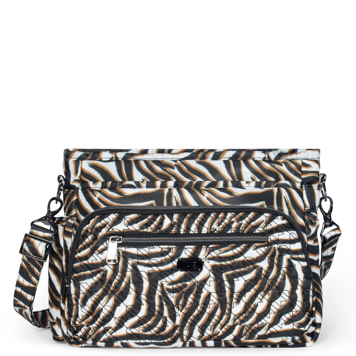 LUG Shimmy SE Crossbody Bag in Zebra Sand