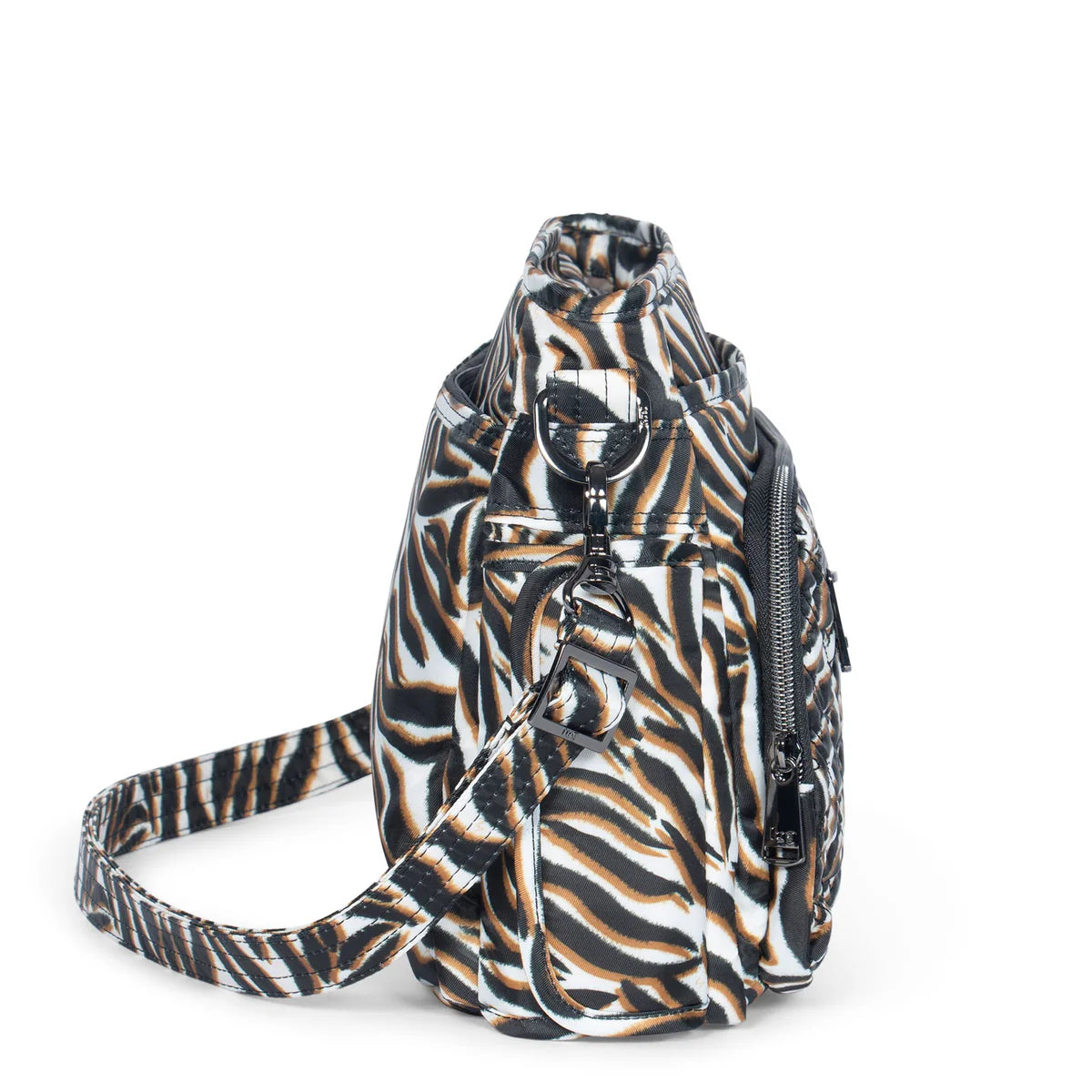 LUG Shimmy SE Crossbody Bag in Zebra Sand