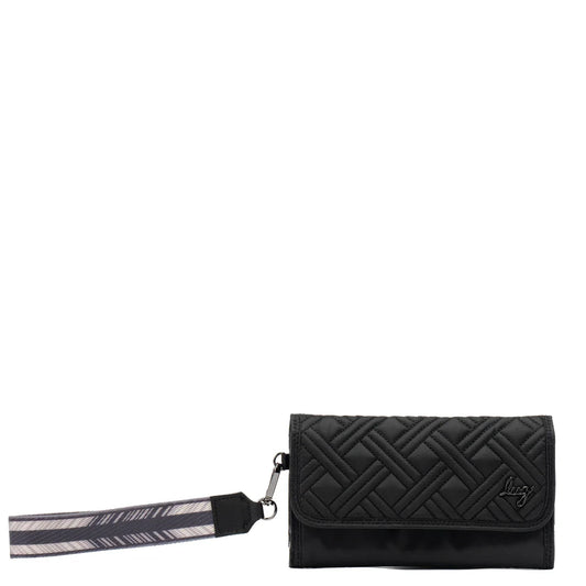 LUG Stroll RFID Wristlet Wallet in Black