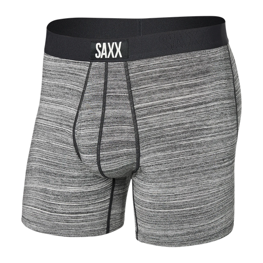 SAXX ULTRA SUPER SOFT Boxer Brief / Spacedye Heather- Grey