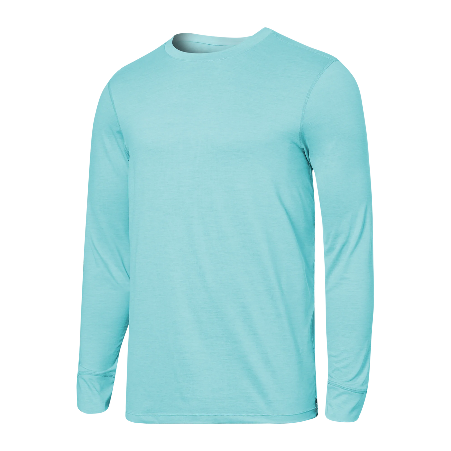 SAXX DROPTEMP™ ALL DAY COOLING Long Sleeve / Light Aqua Heather