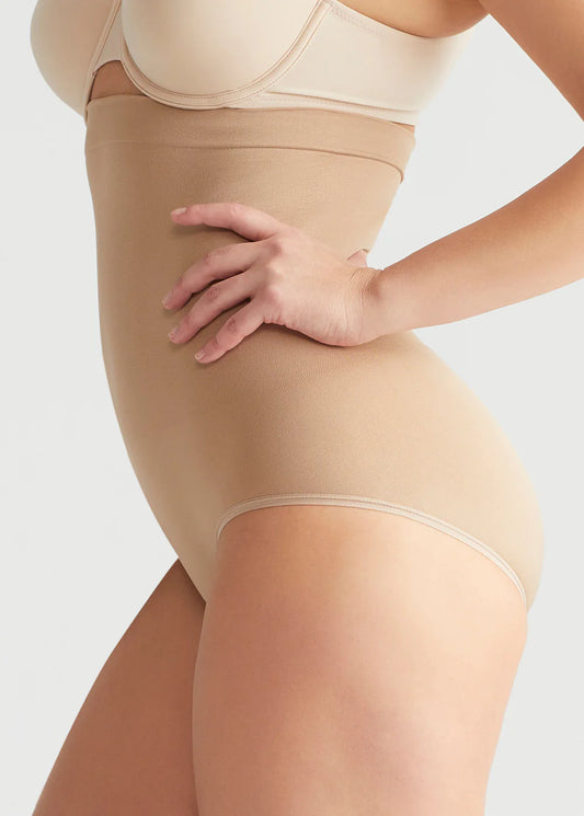 SOFITNIYA Tummy Control Shapewear High Waisted Trainer Body Shaper for  Women Beige at  Women's Clothing store