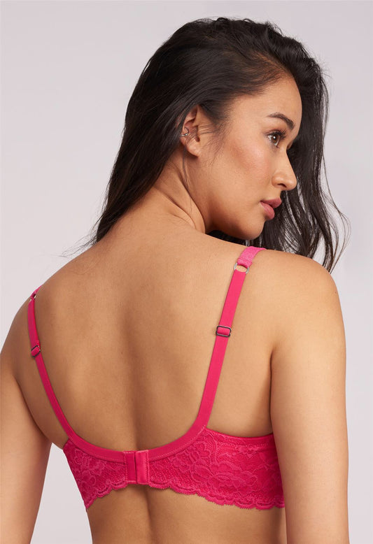 SALE MONTELLE 9320 PURE PLUS FULL COVERAGE T-SHIRT BRA IN DRAGONFRUIT MIX