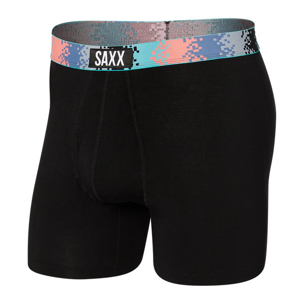 SAXX ULTRA Super Soft  Boxer Brief / Black/Tech Rec