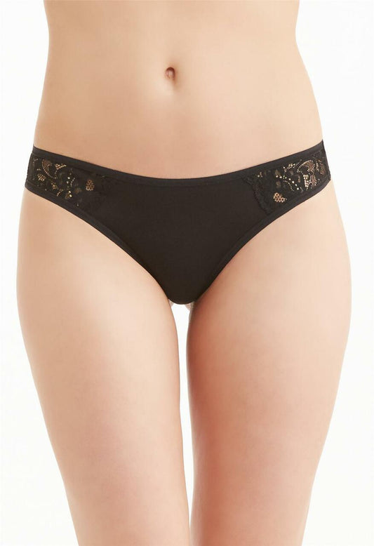 MONTELLE 9388 THONG IN BLACK